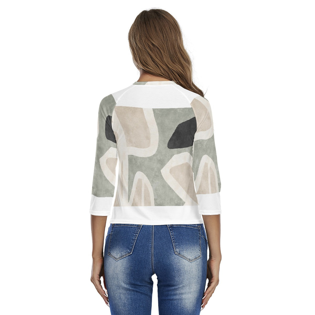 All-Over Print Women's Raglan Sleeves T-shirts