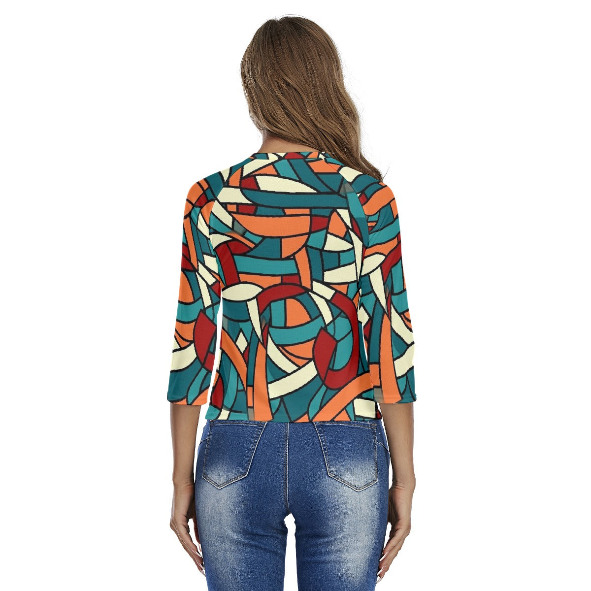 All-Over Print Women's Raglan Sleeves T-shirts