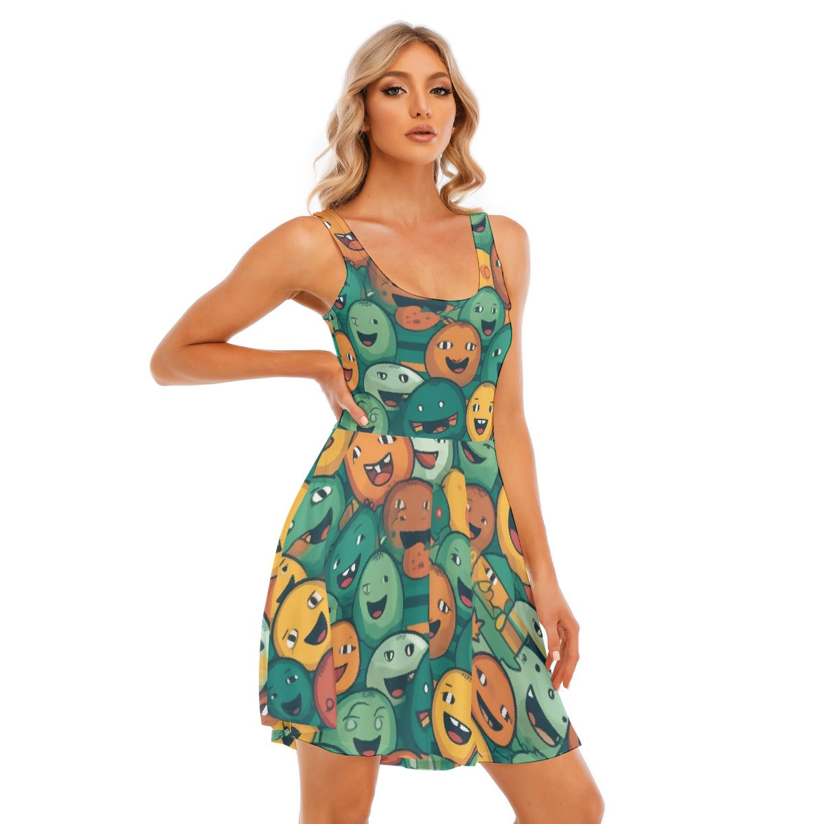 All-Over Print Women's Tank Vest Dress