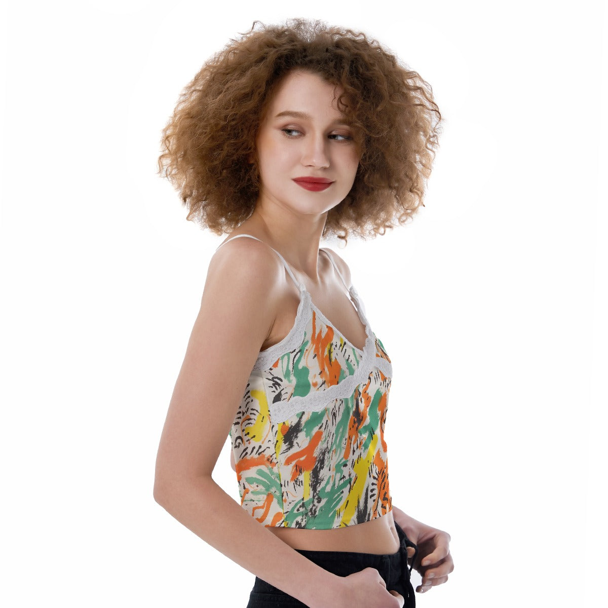 All-Over Print Women's Lace Camisole