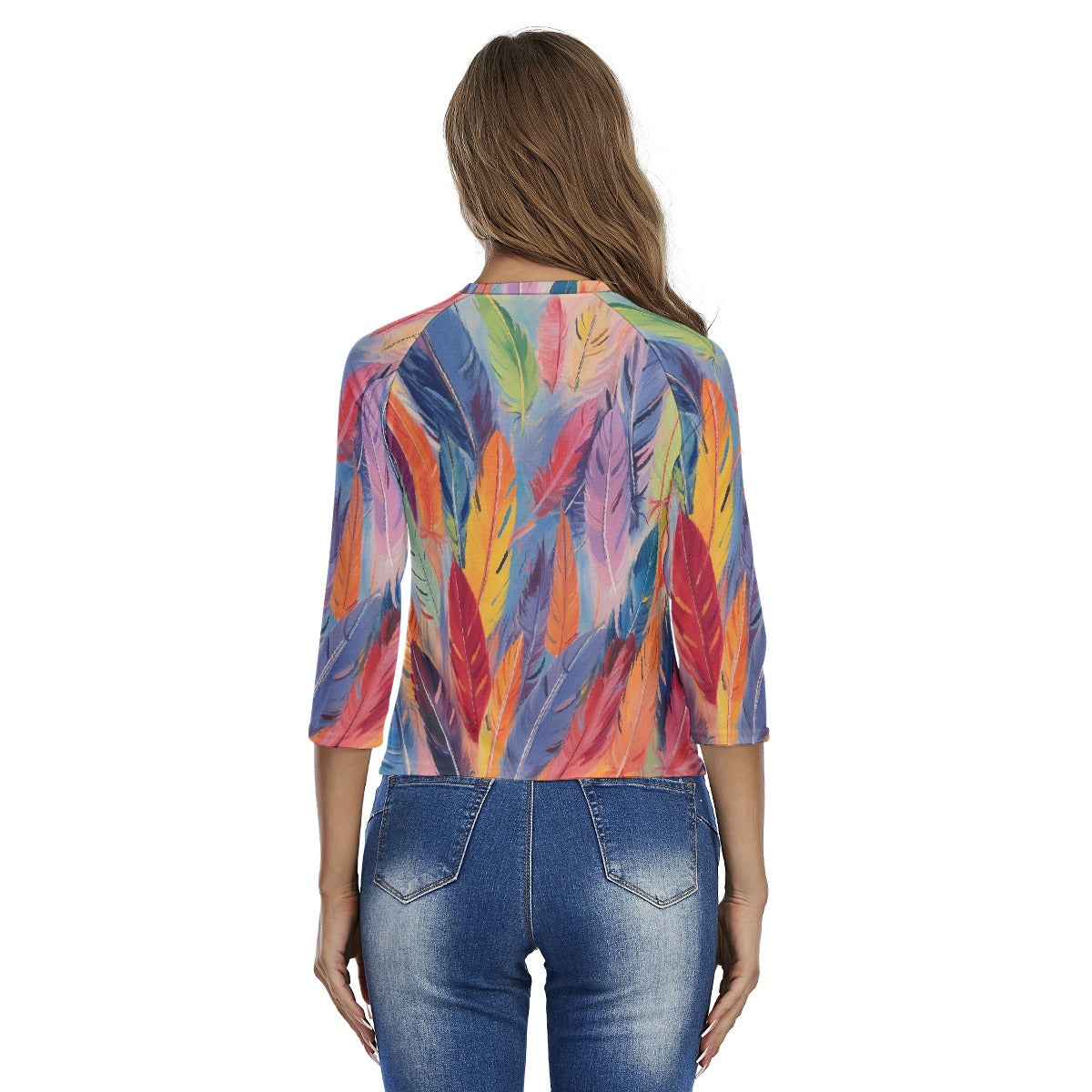 All-Over Print Women's Raglan Sleeves T-shirts