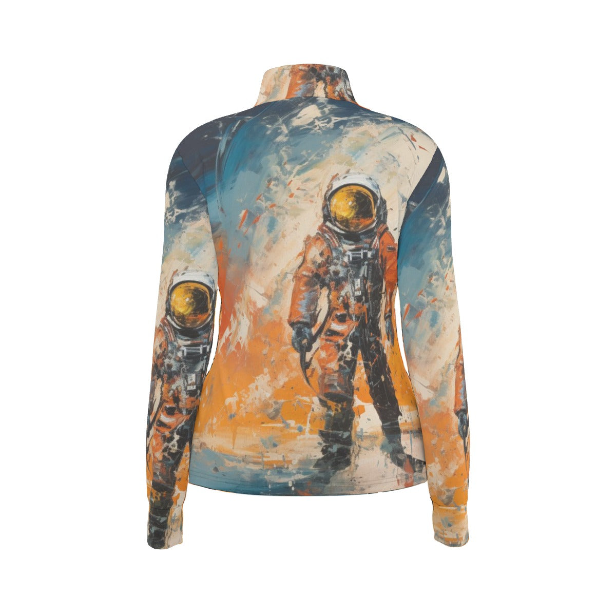 All-Over Print Women's Long Sleeve Thumbhole Jacket