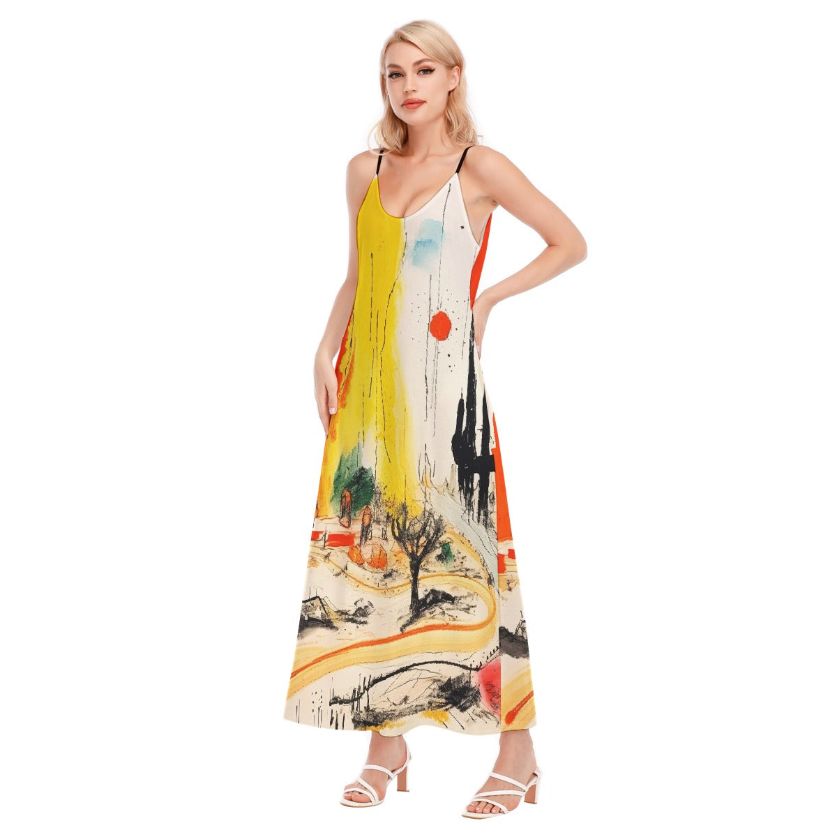 All-Over Print Women's Sling Dress