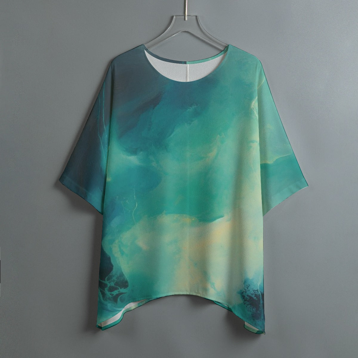 All-Over Print Women's Bat Sleeve Shirt