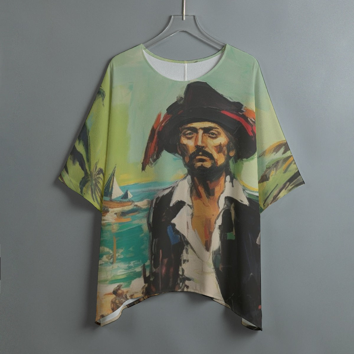 All-Over Print Women's Bat Sleeve Shirt