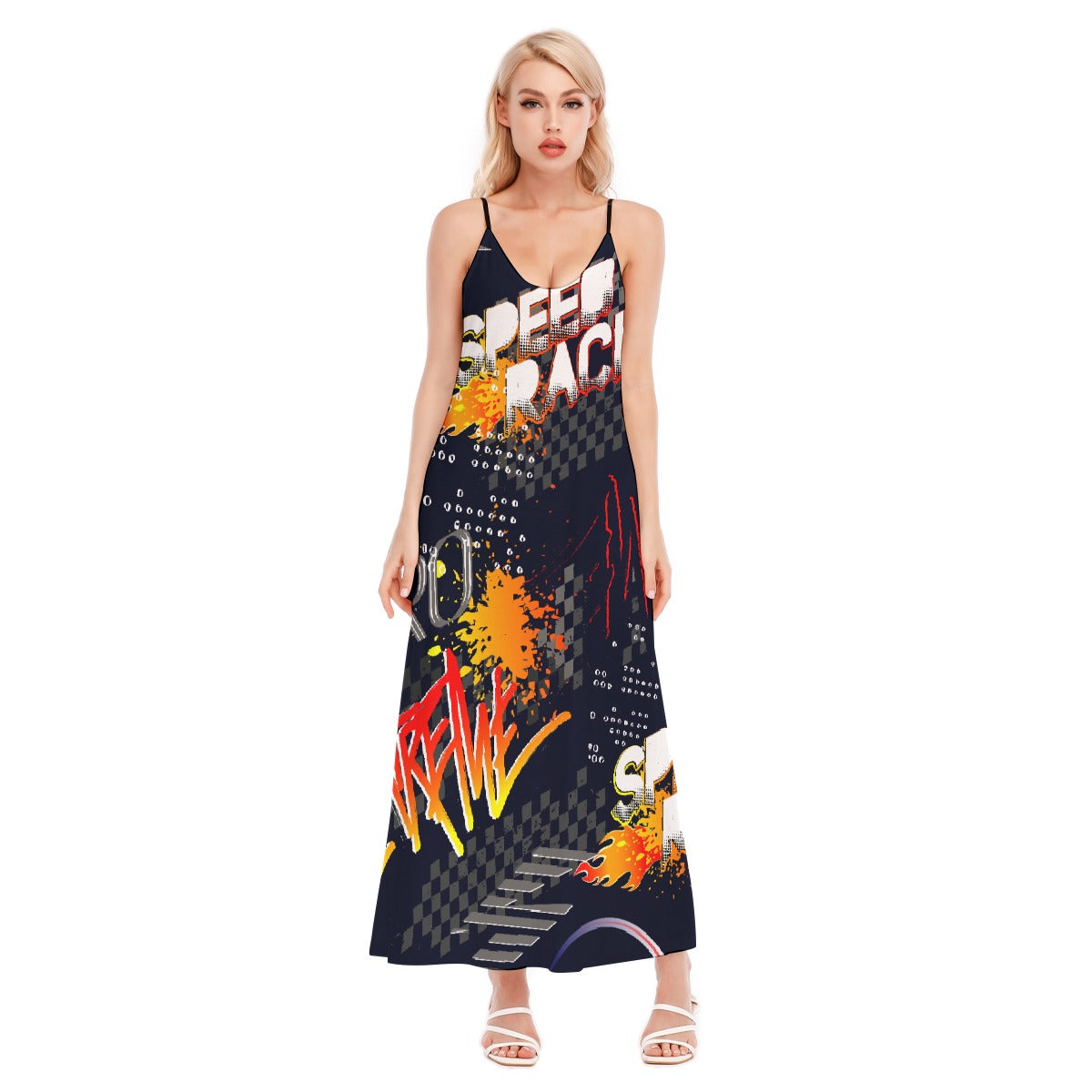All-Over Print Women's Sling Dress