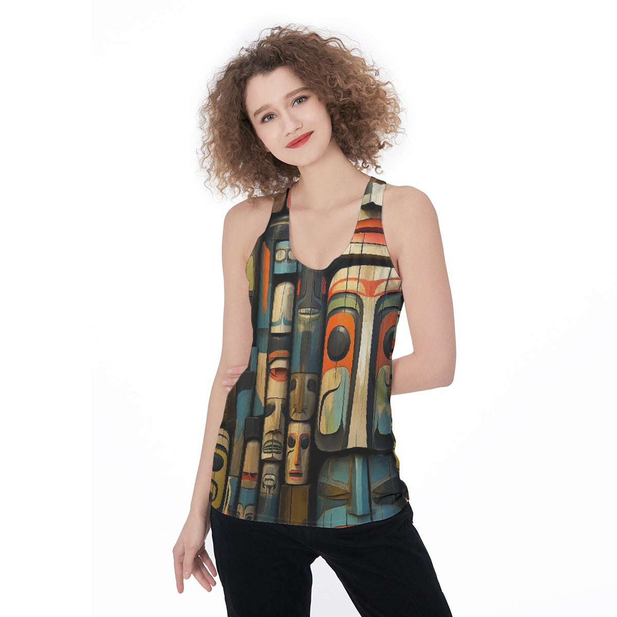 All-Over Print Women's Racerback Tank Top