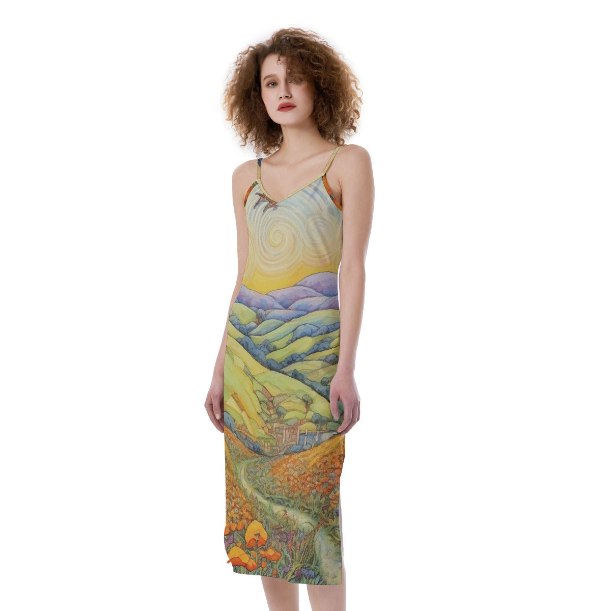 All-Over Print Women's Cami Dress