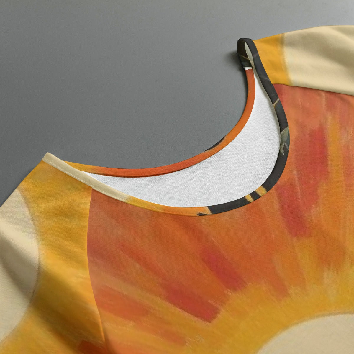 All-Over Print Women's Round Neck T-shirt With Raglan Sleeve