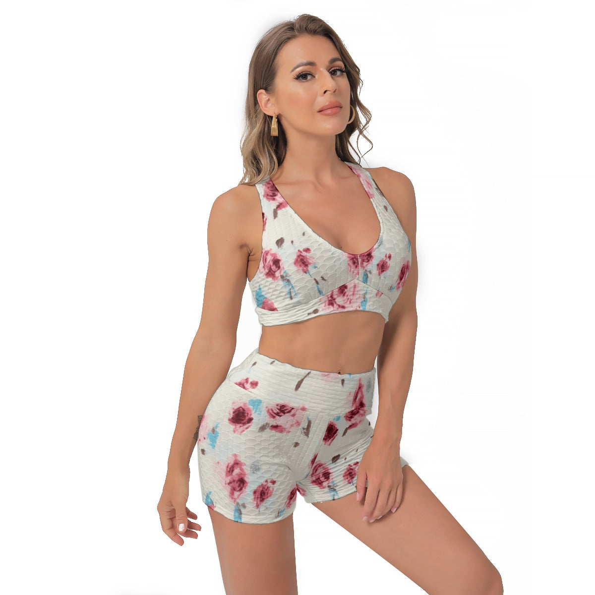 All-Over Print Women's Sports Bra Suit