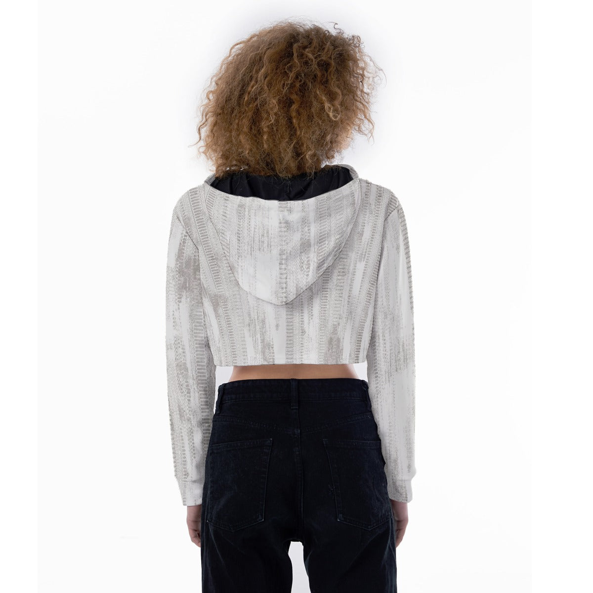 All-Over Print Women's Crop Top Hoodie
