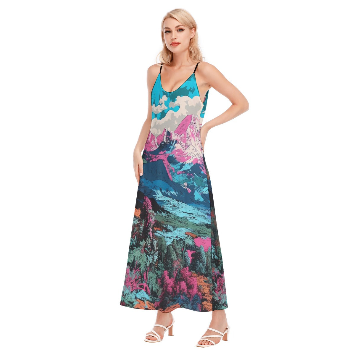 All-Over Print Women's Sling Dress