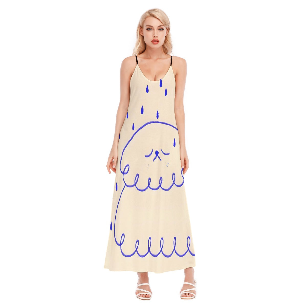 All-Over Print Women's Sling Dress