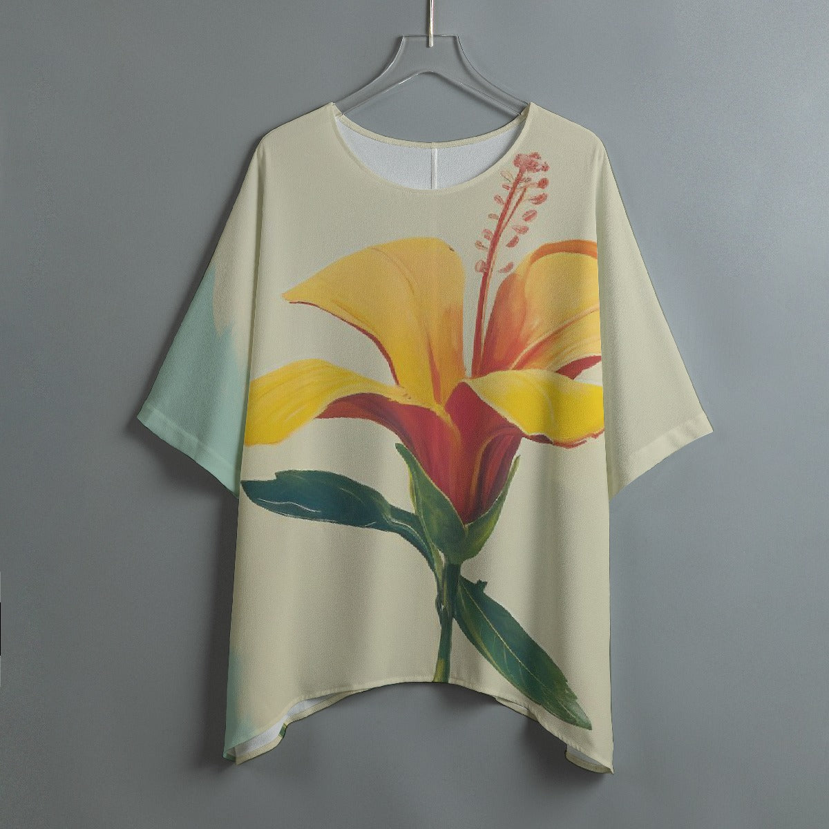 All-Over Print Women's Bat Sleeve Shirt