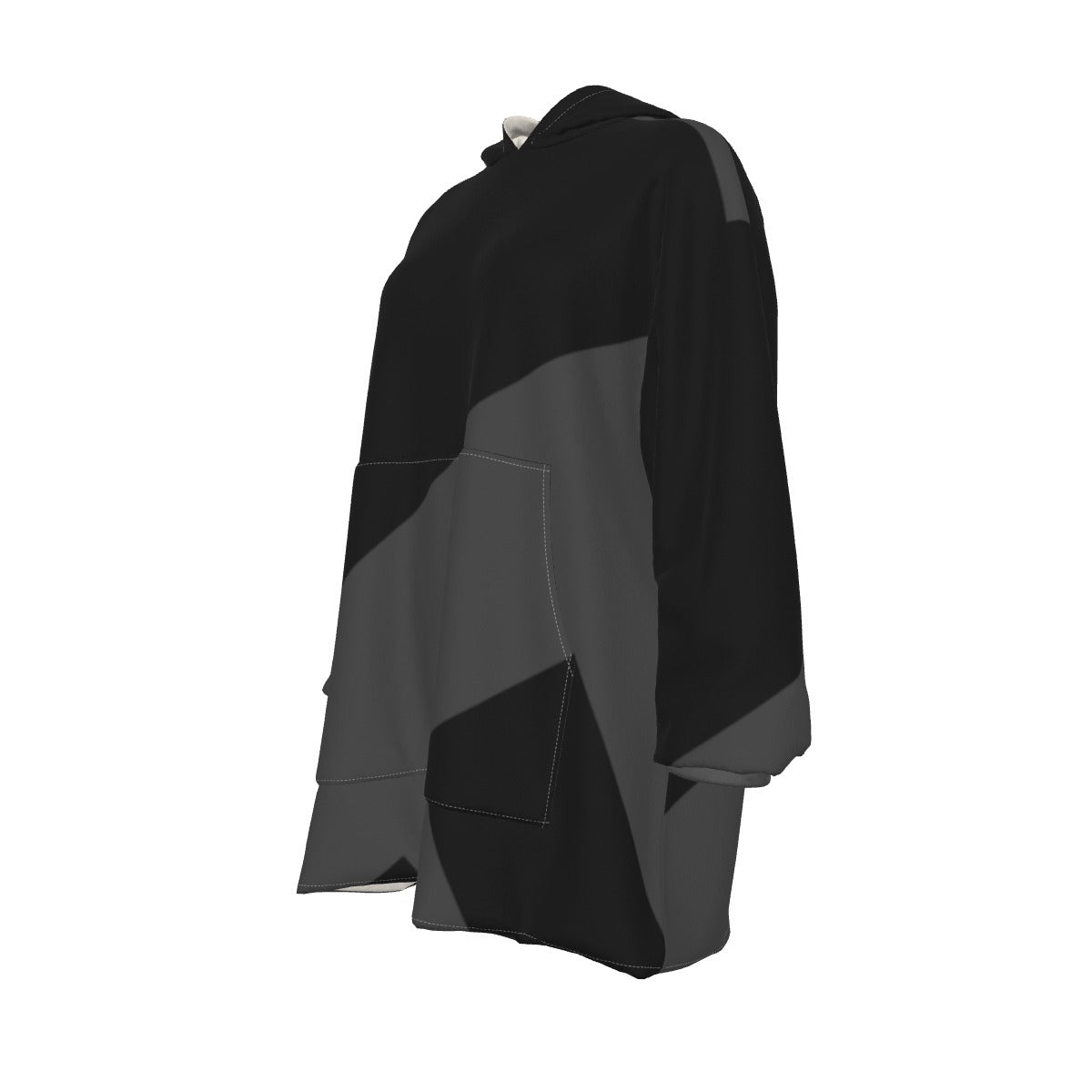 All-Over Print Women's Sherpa Fleece Hoodie Blanket