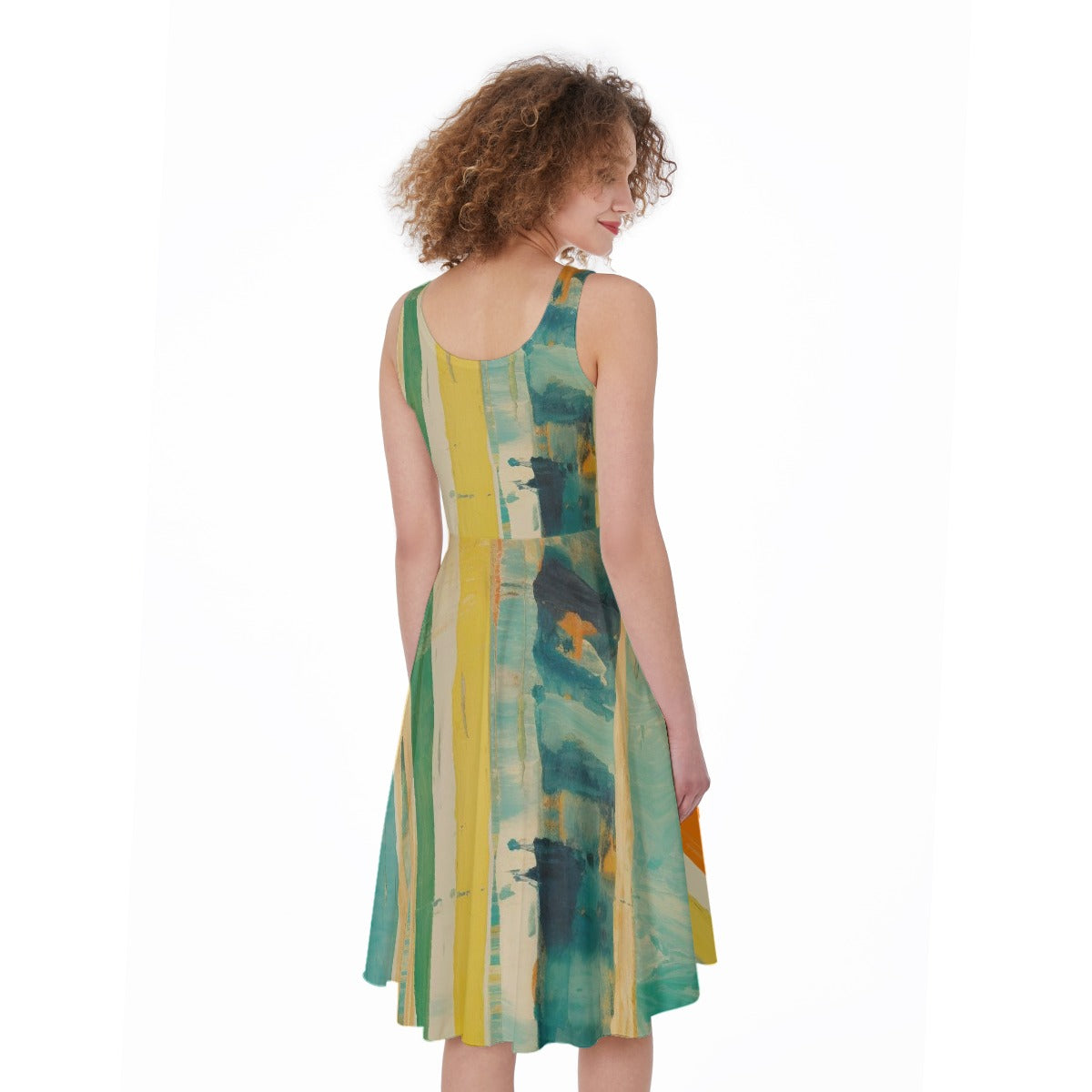 All-Over Print Women's Sleeveless Dress