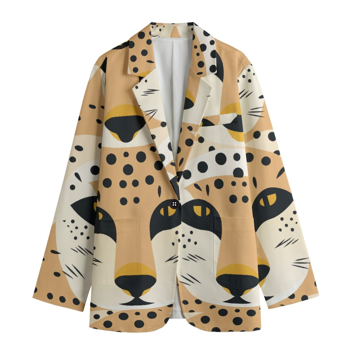 All-Over Print Women's Leisure Blazer