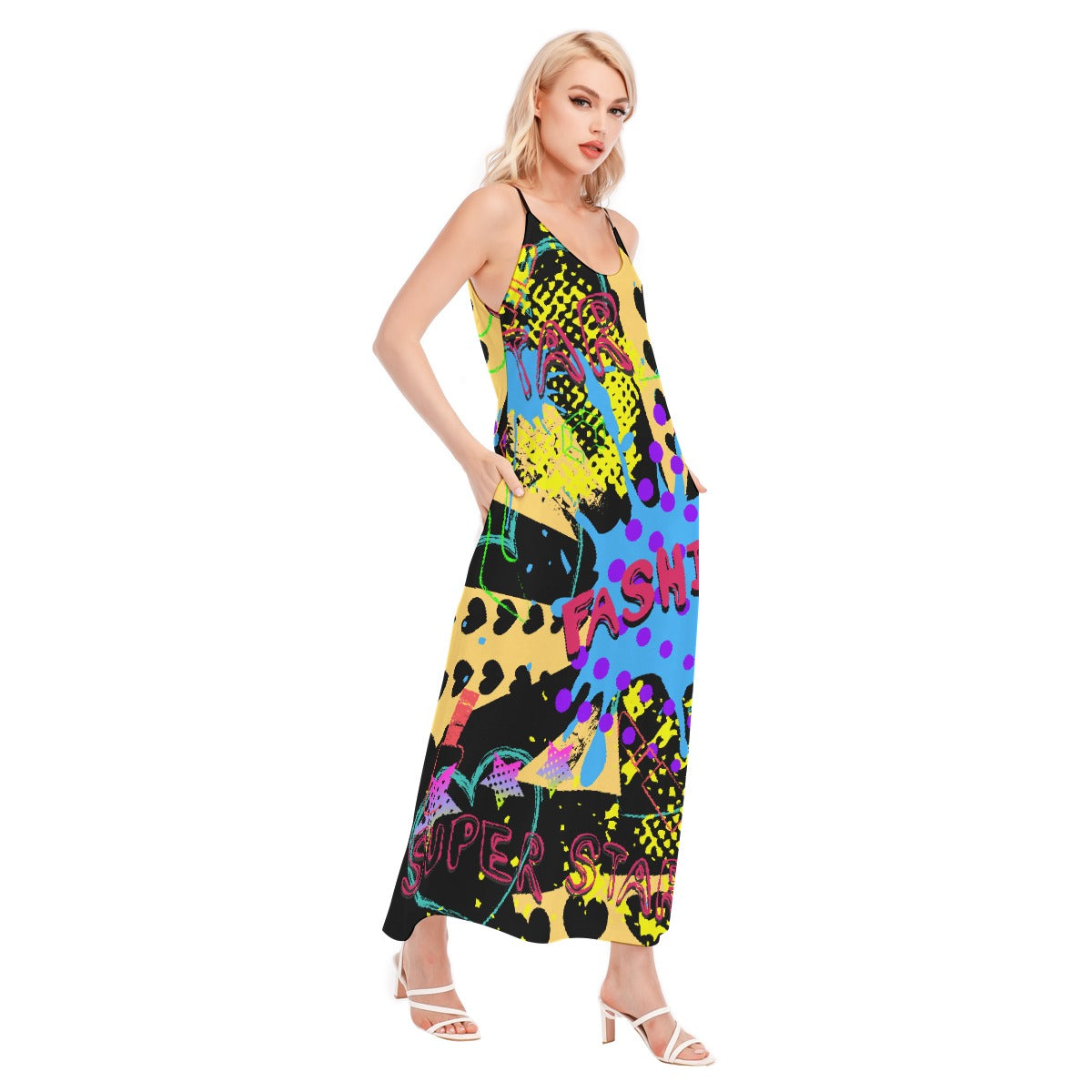 All-Over Print Women's Sling Dress