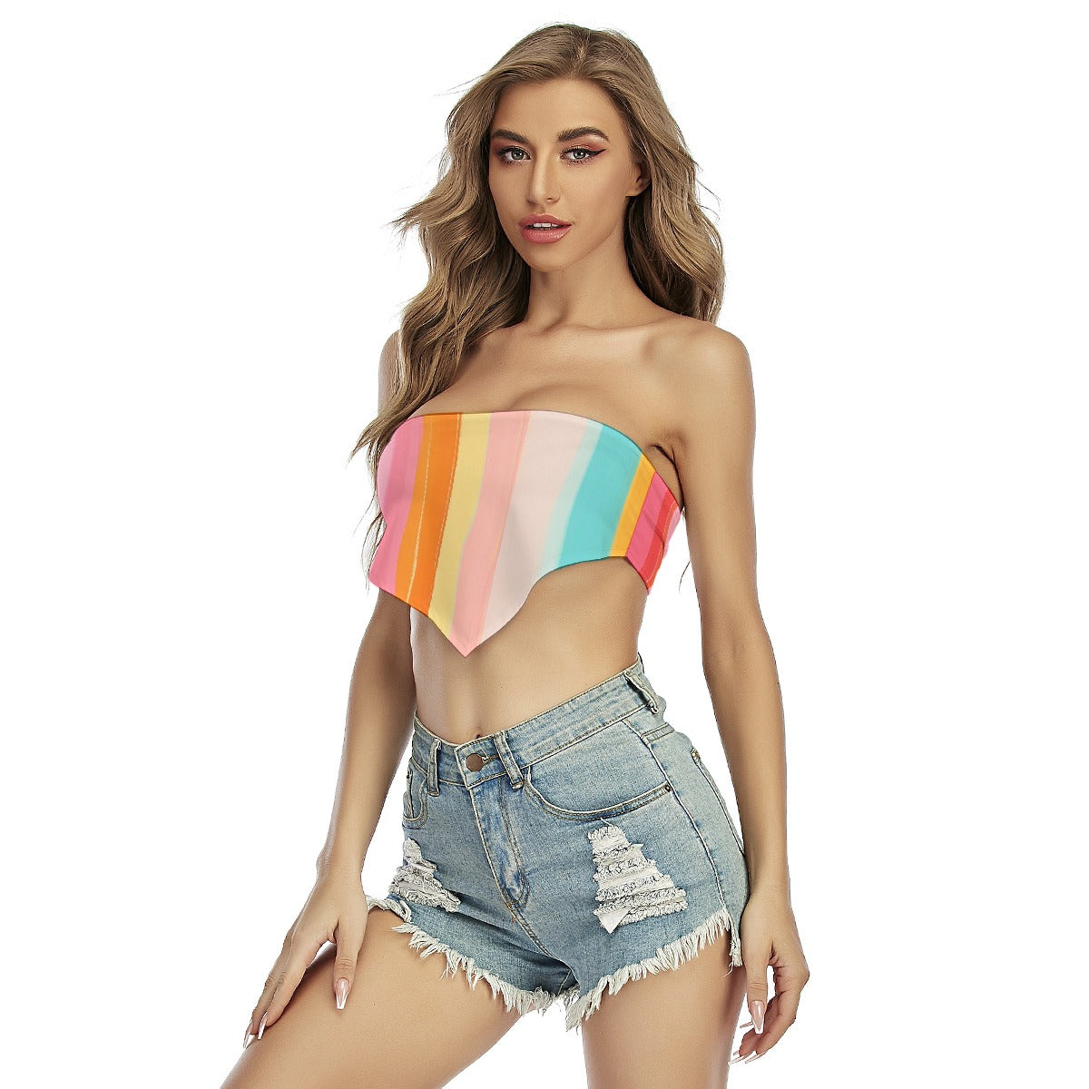 All-Over Print Women's Triangle Tube Top