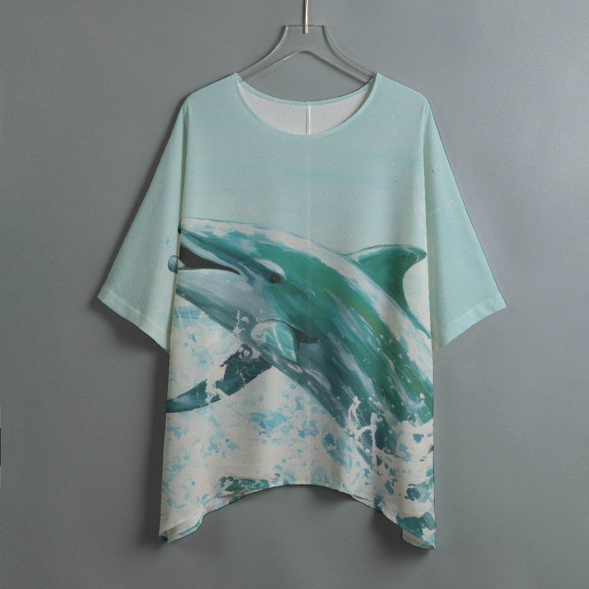 All-Over Print Women's Bat Sleeve Shirt