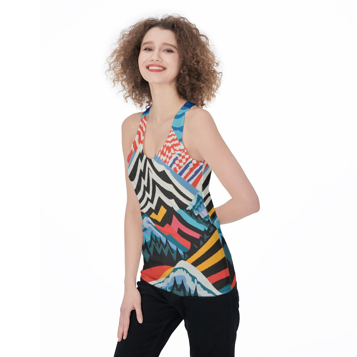 All-Over Print Women's Racerback Tank Top