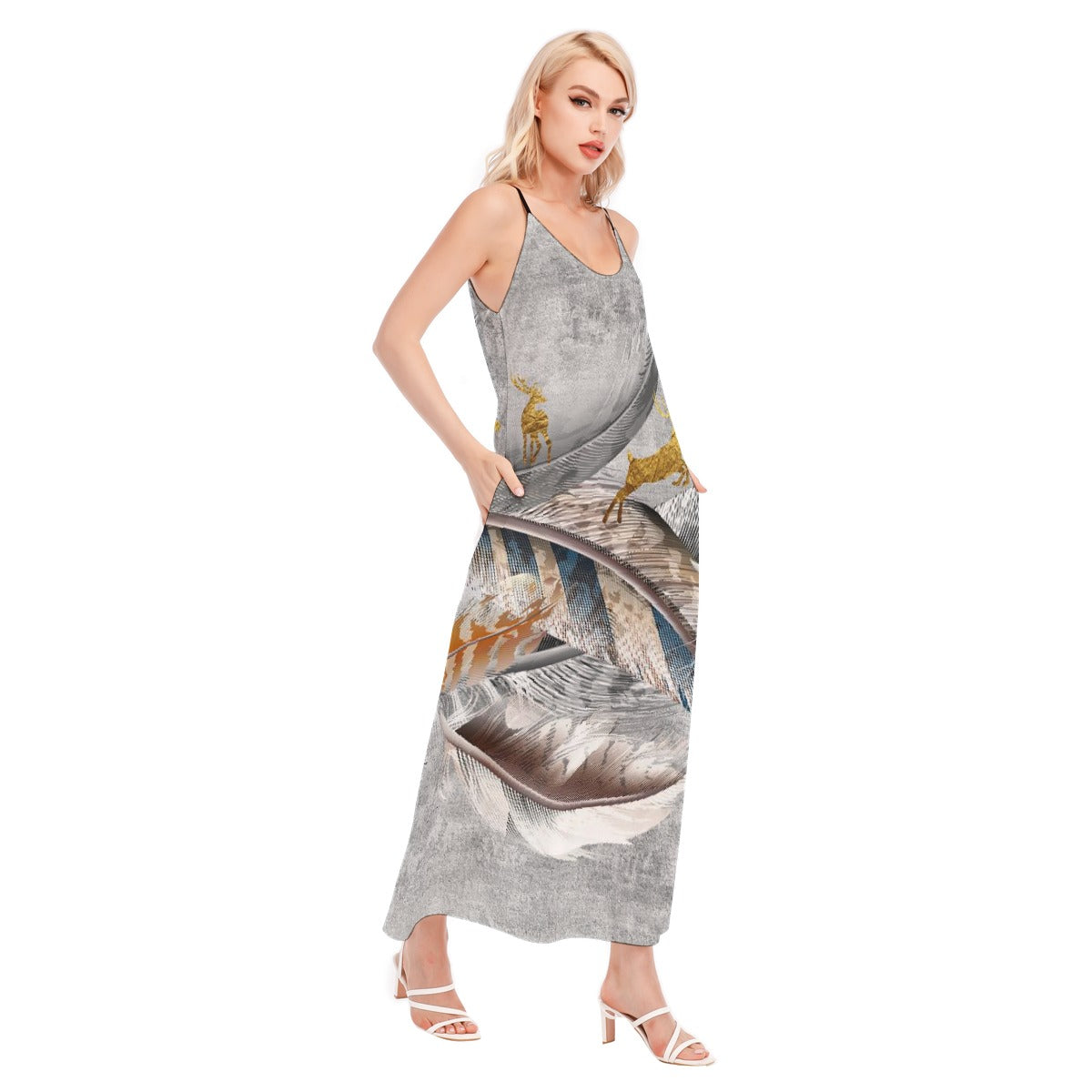 All-Over Print Women's Sling Dress