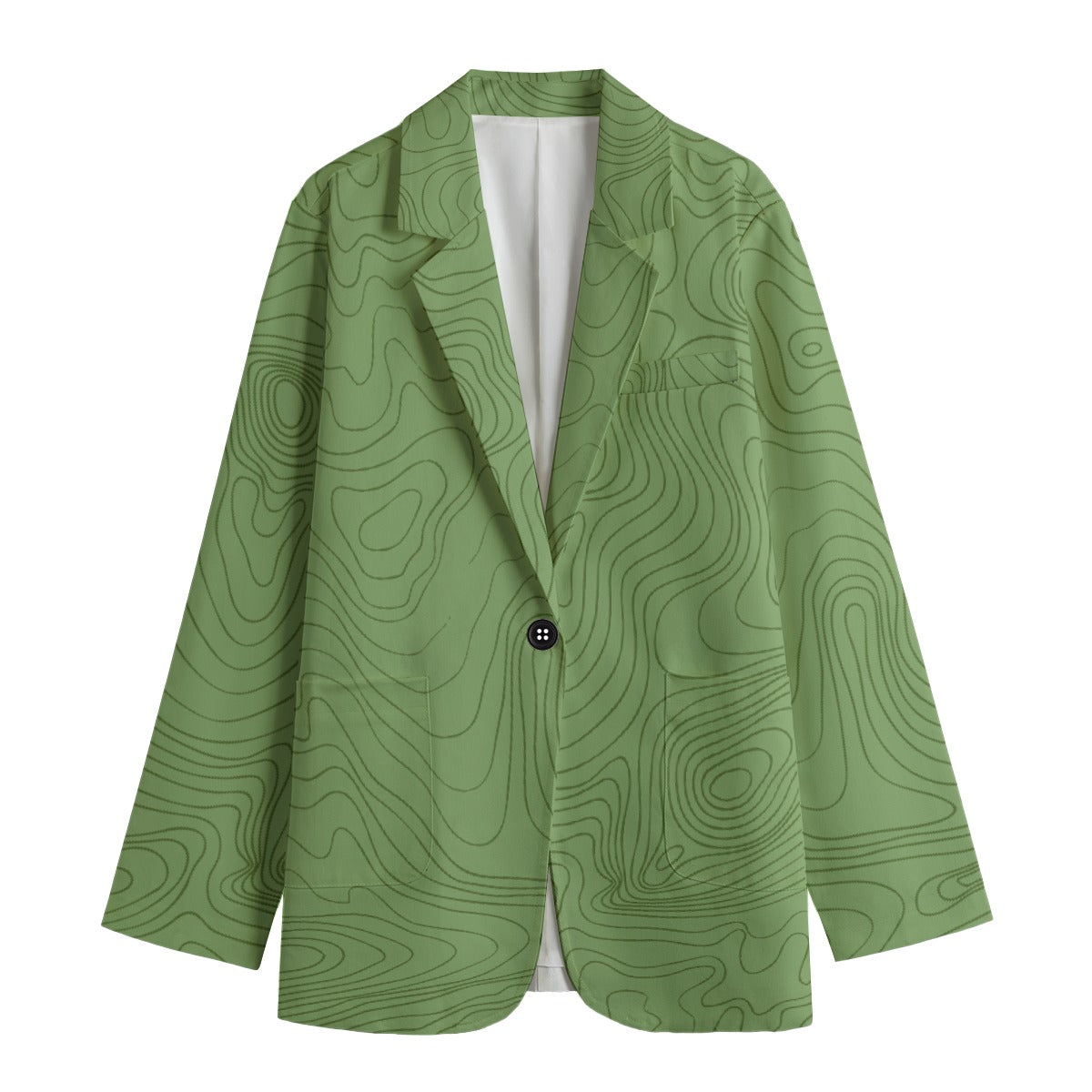 All-Over Print Women's Leisure Blazer