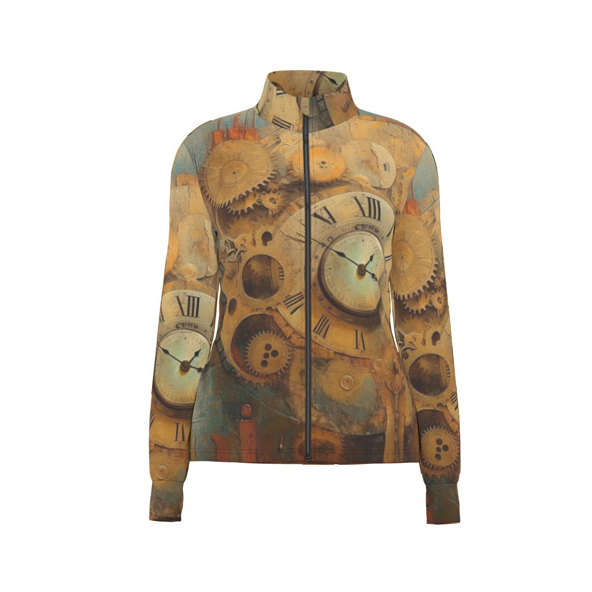 All-Over Print Women's Long Sleeve Thumbhole Jacket