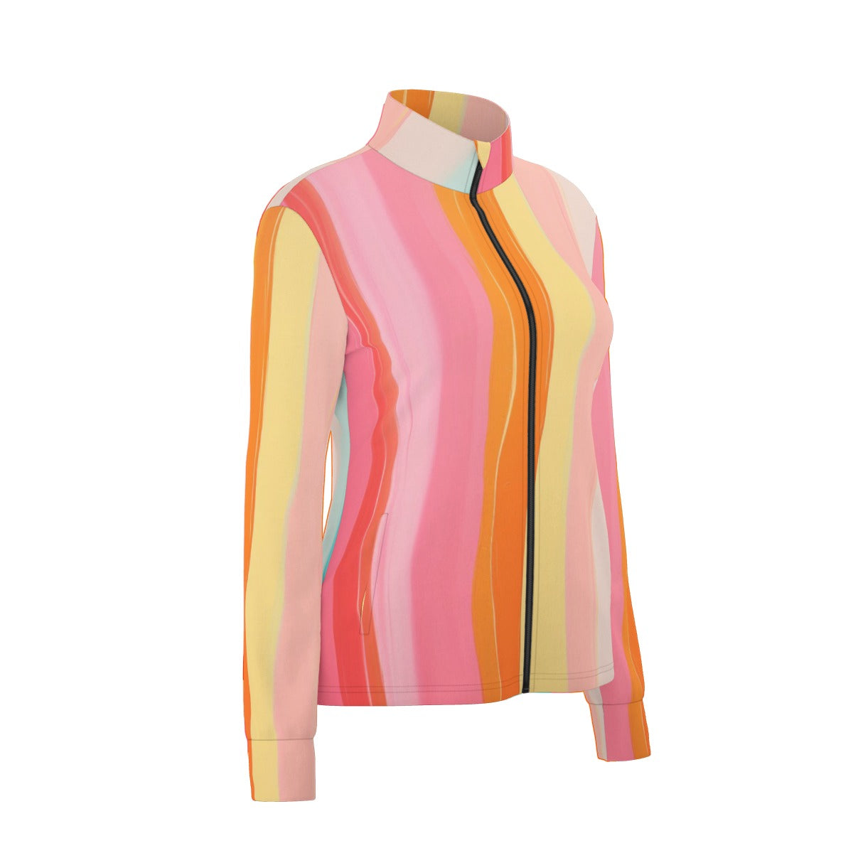 All-Over Print Women's Long Sleeve Thumbhole Jacket