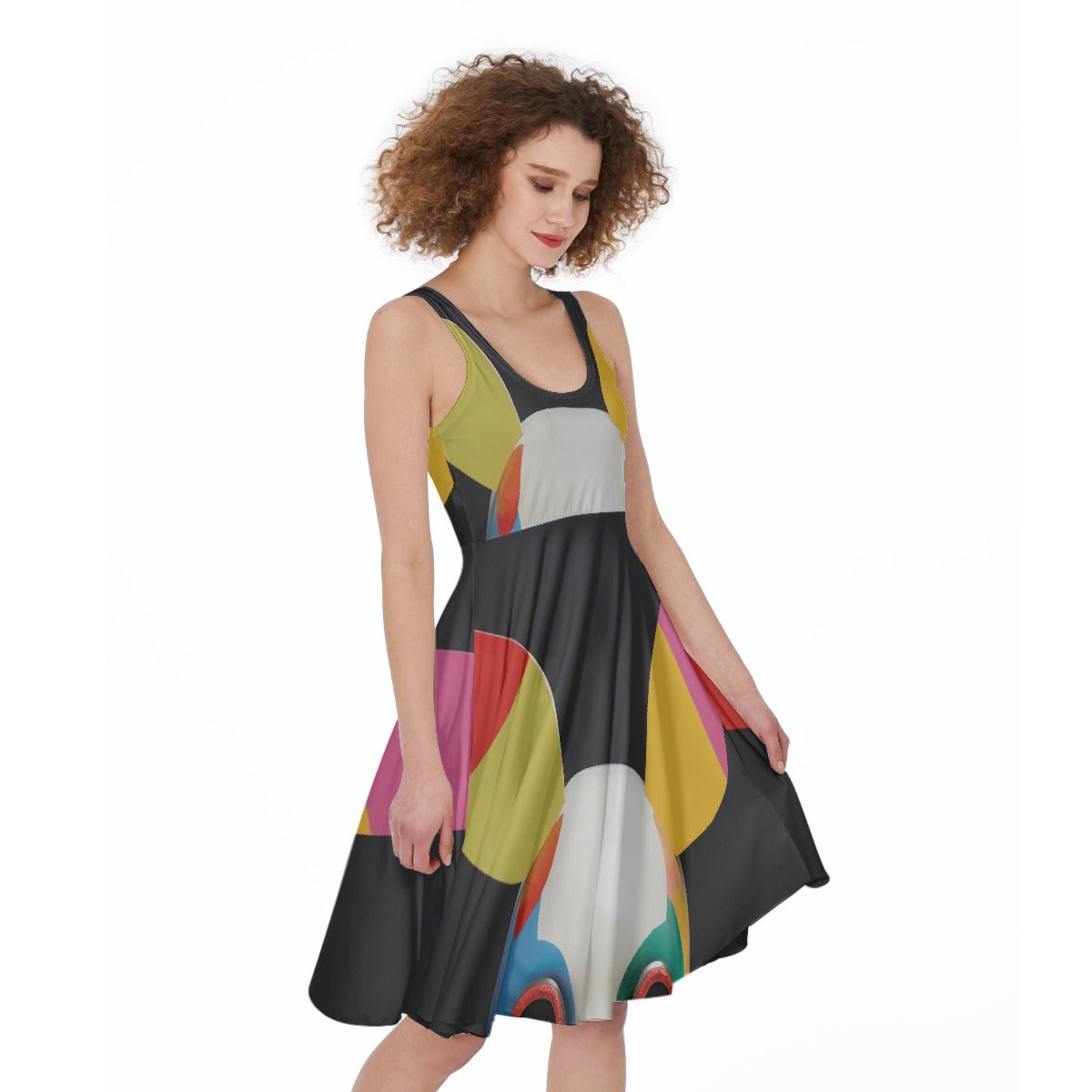 All-Over Print Women's Sleeveless Dress