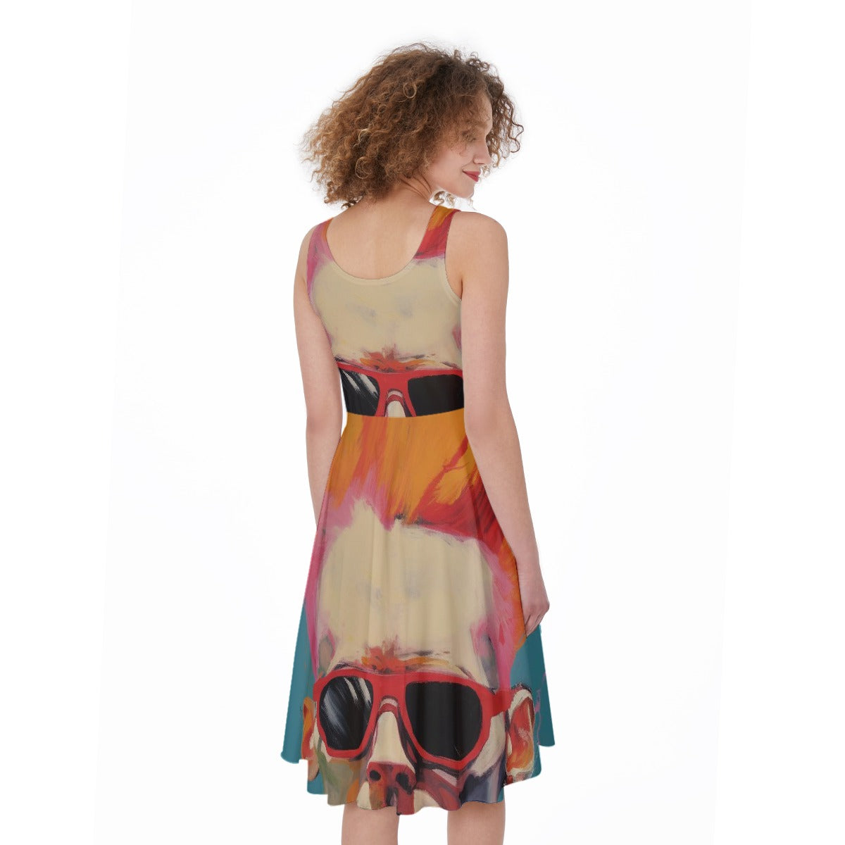 All-Over Print Women's Sleeveless Dress