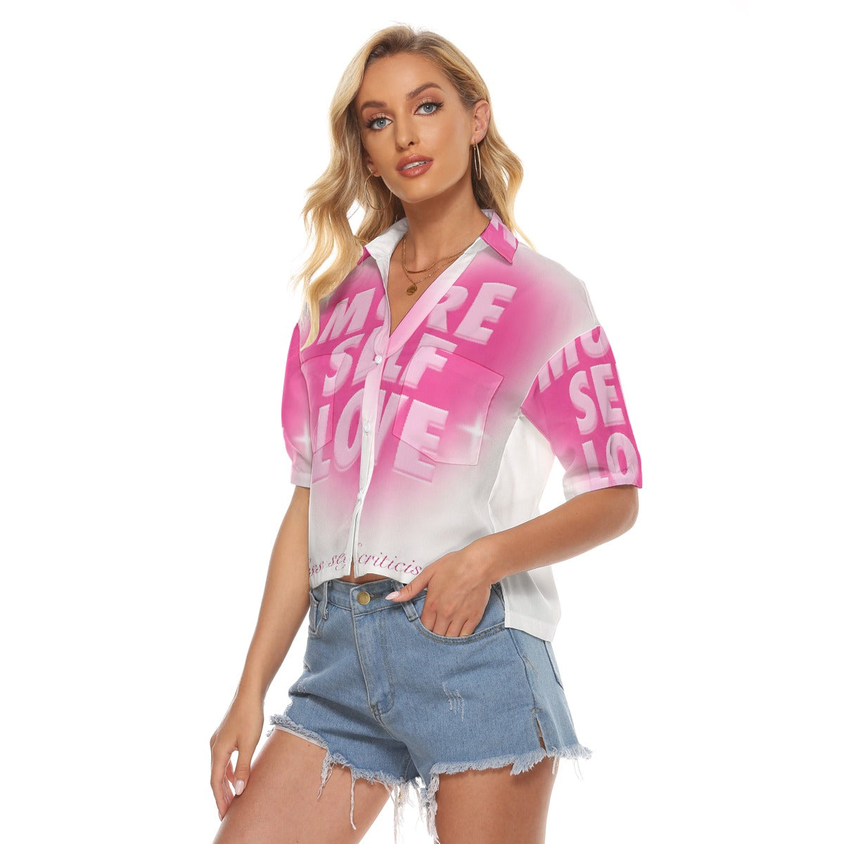 All-Over Print Women's V-neck Shirts