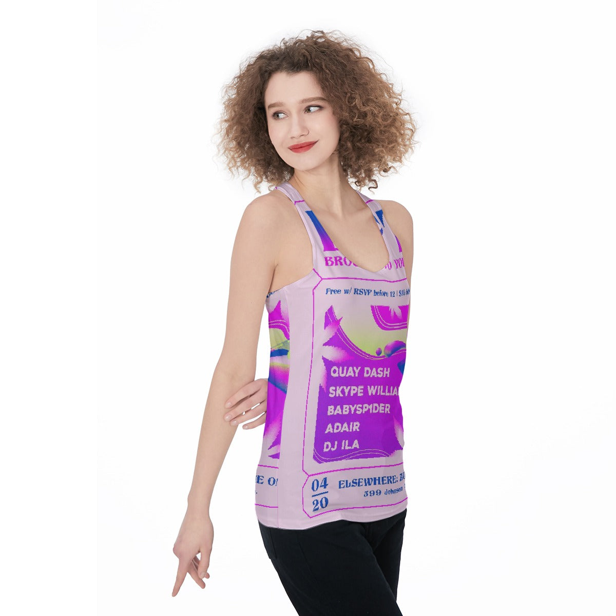 All-Over Print Women's Racerback Tank Top