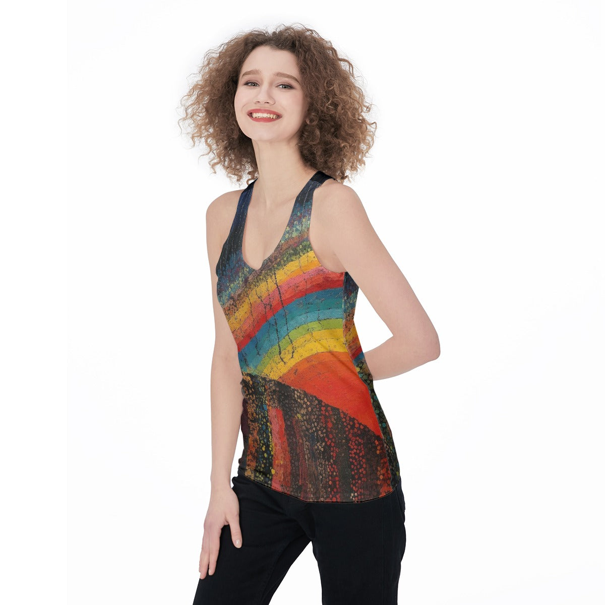 All-Over Print Women's Racerback Tank Top