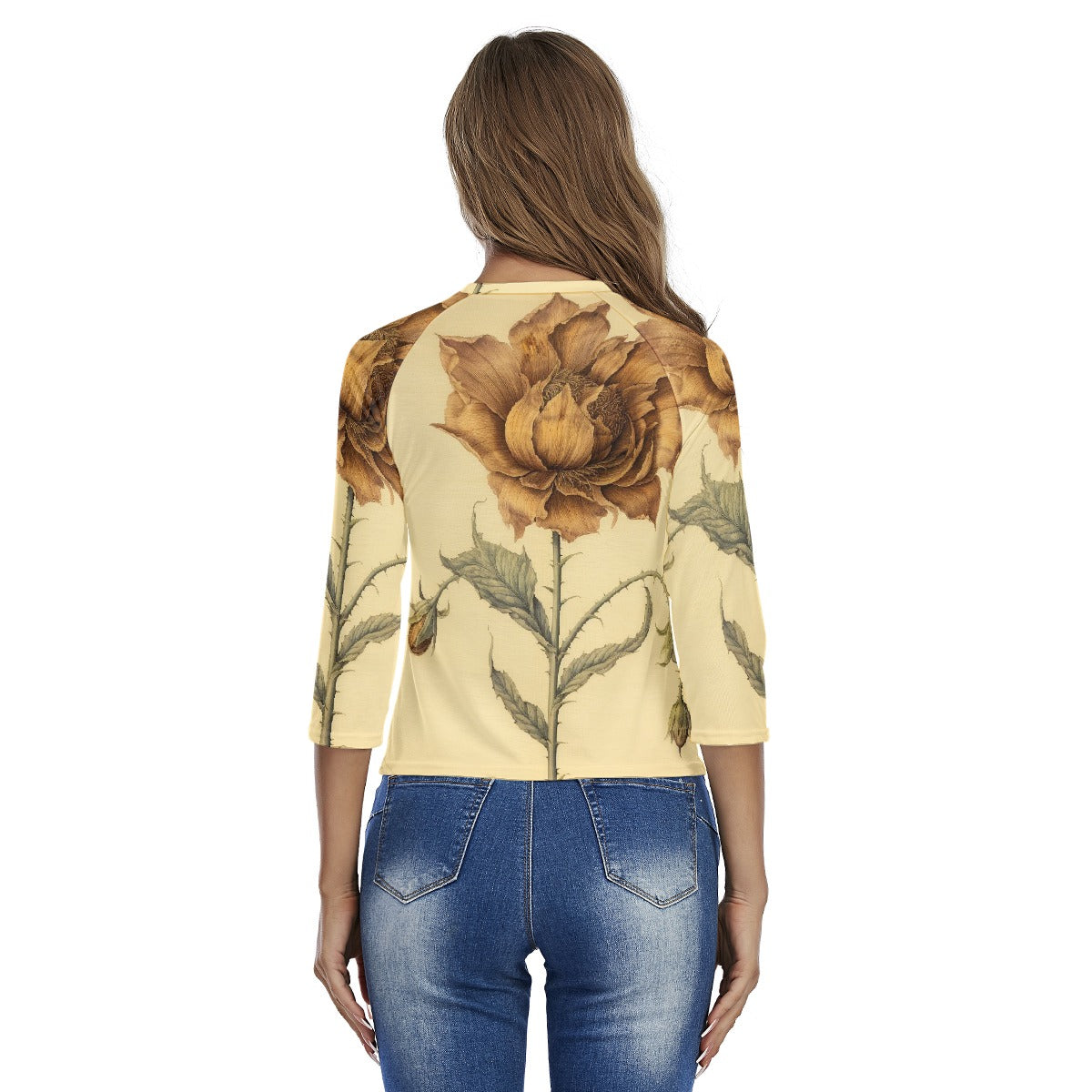 All-Over Print Women's Raglan Sleeves T-shirts