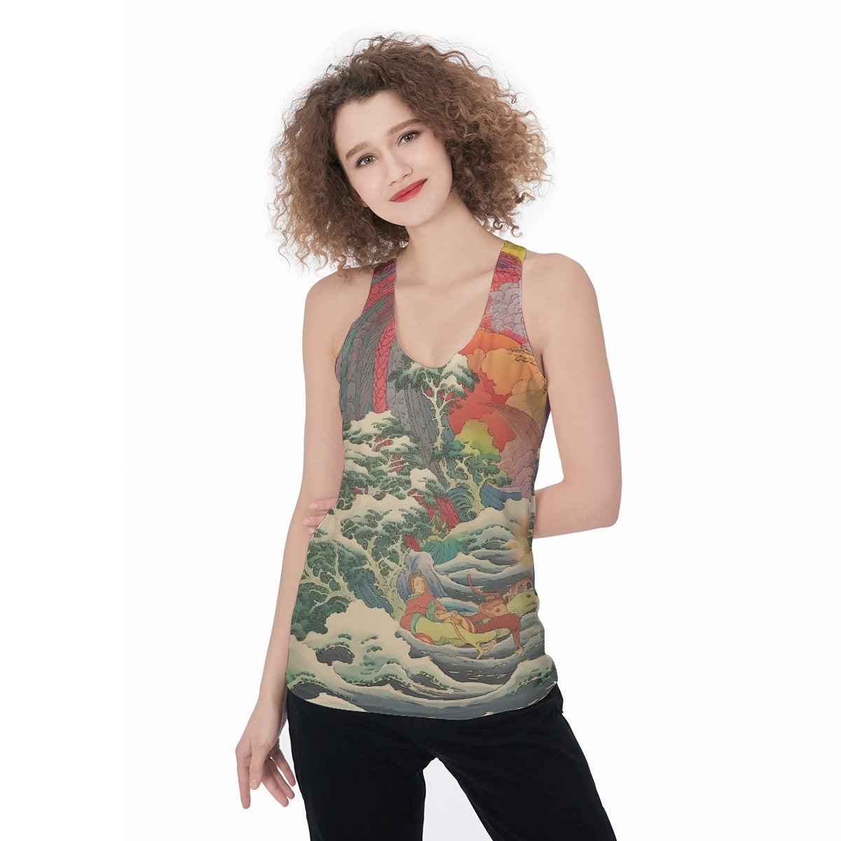 All-Over Print Women's Racerback Tank Top