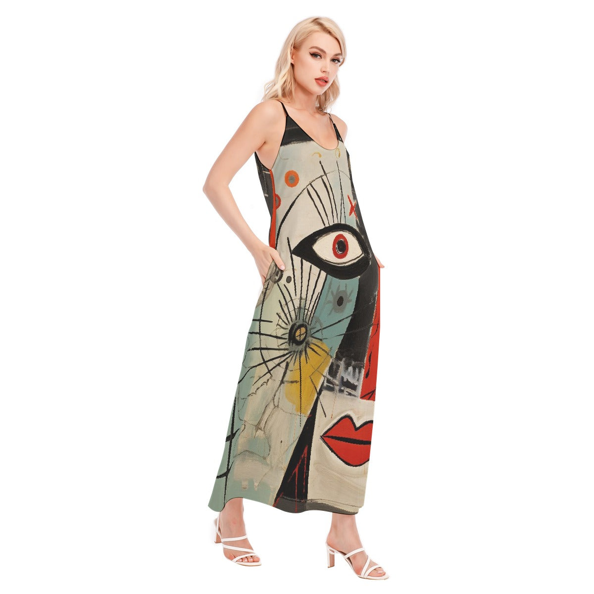 All-Over Print Women's Sling Dress