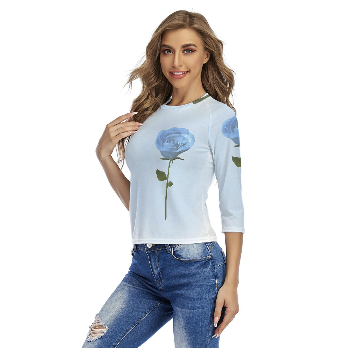All-Over Print Women's Raglan Sleeves T-shirts