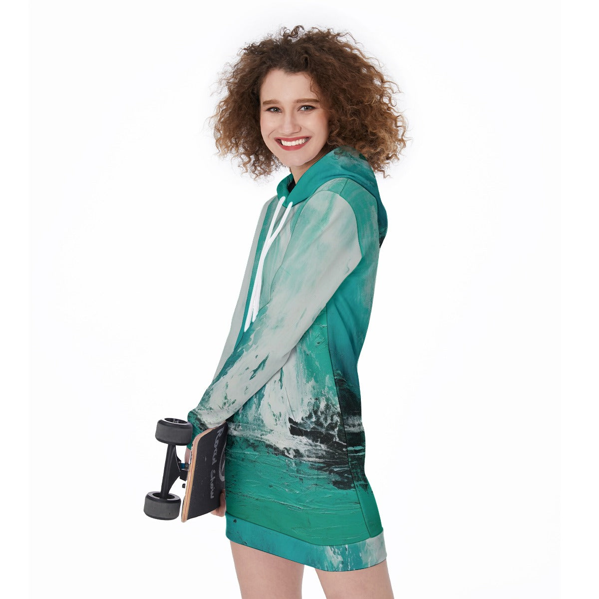 All-Over Print Women's Long Hoodie