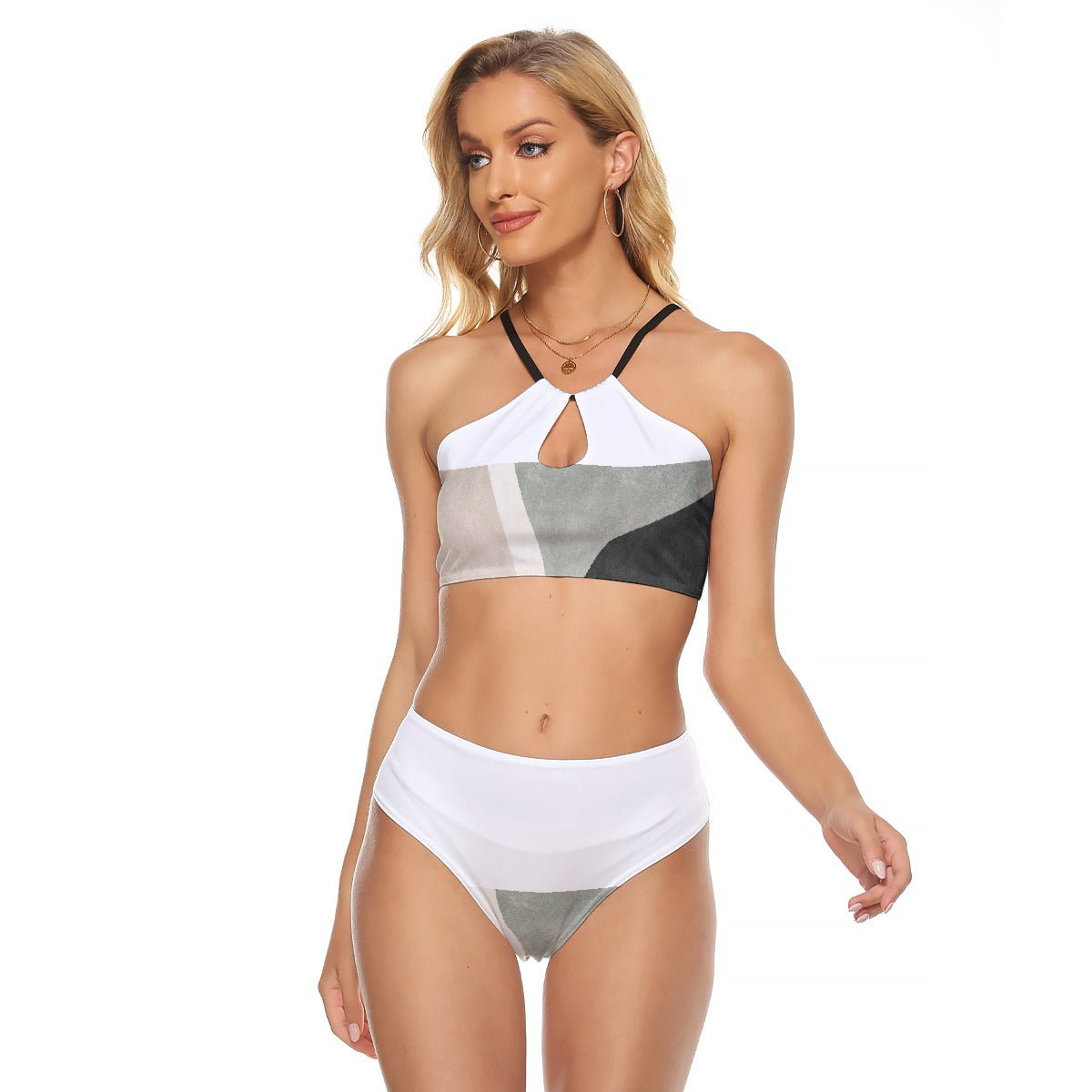 All-Over Print Women's Cami Keyhole One-piece Swimsuit