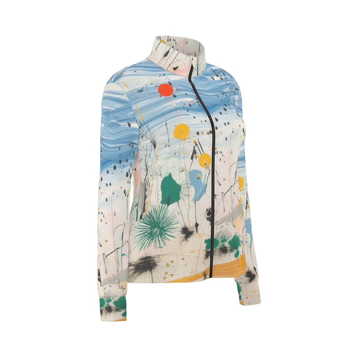 All-Over Print Women's Long Sleeve Thumbhole Jacket