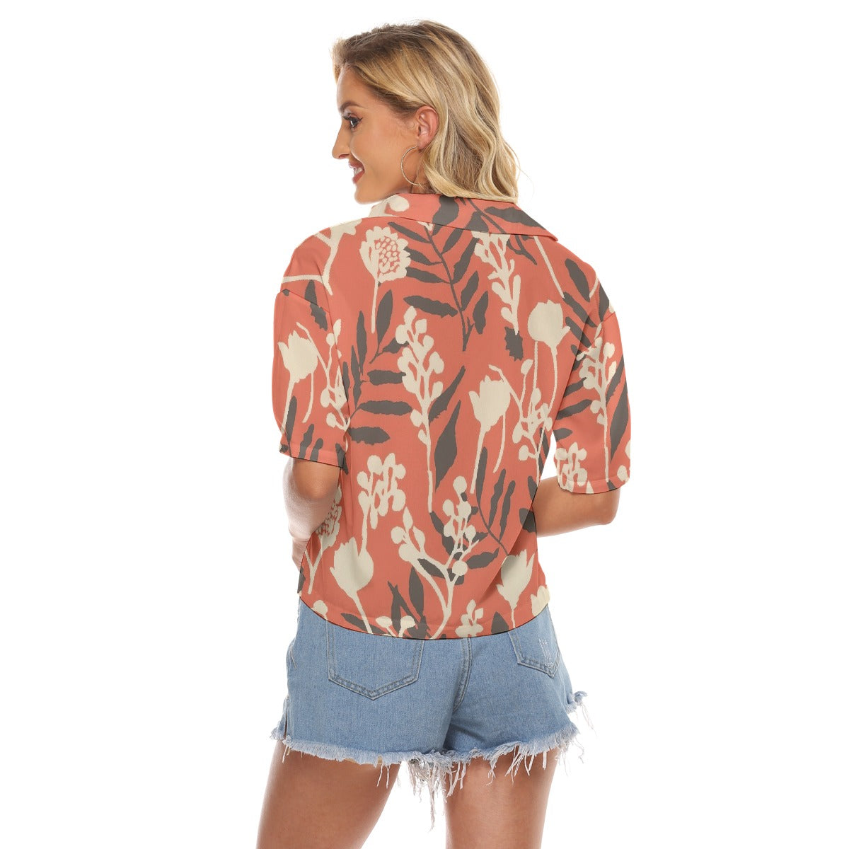 All-Over Print Women's V-neck Shirts