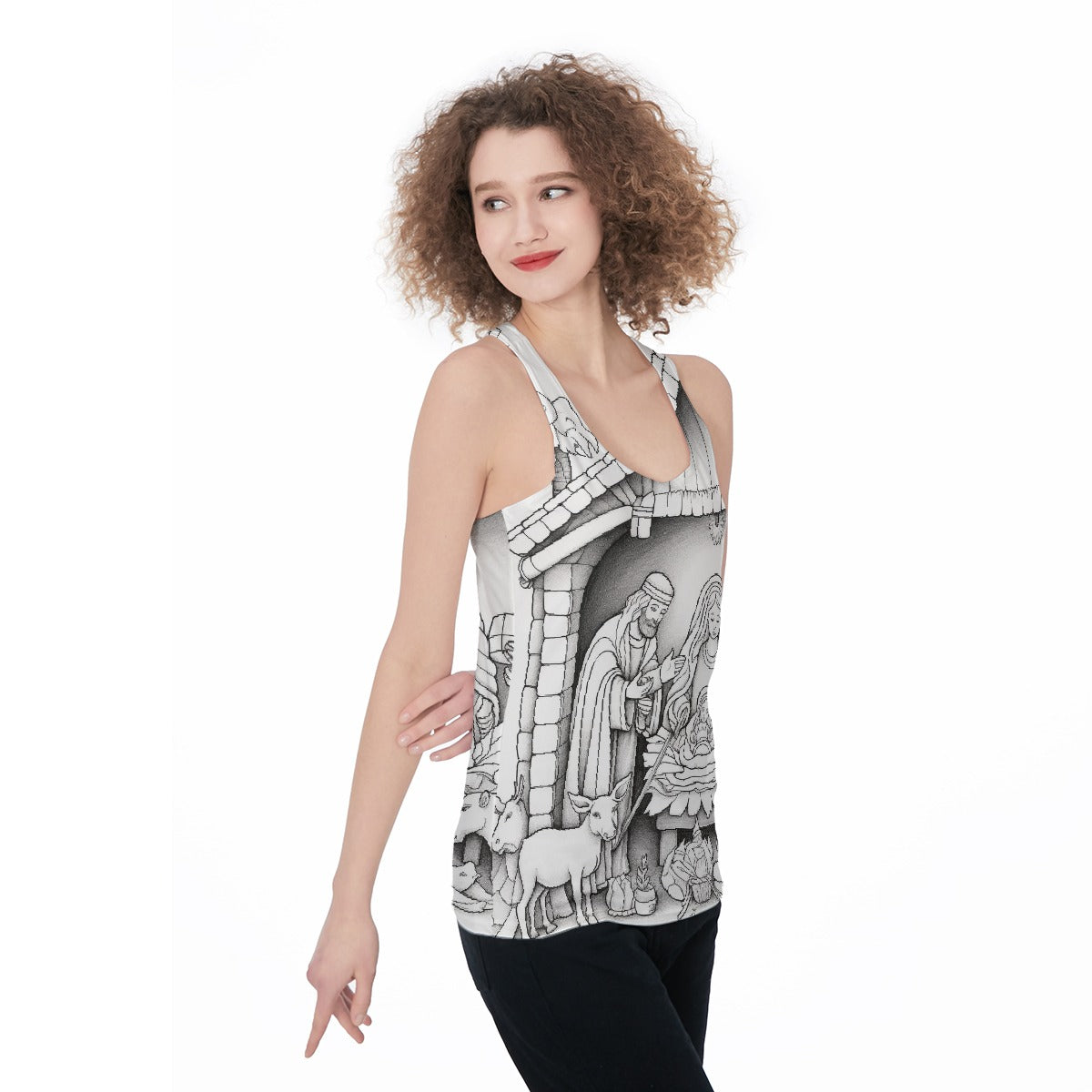 All-Over Print Women's Racerback Tank Top