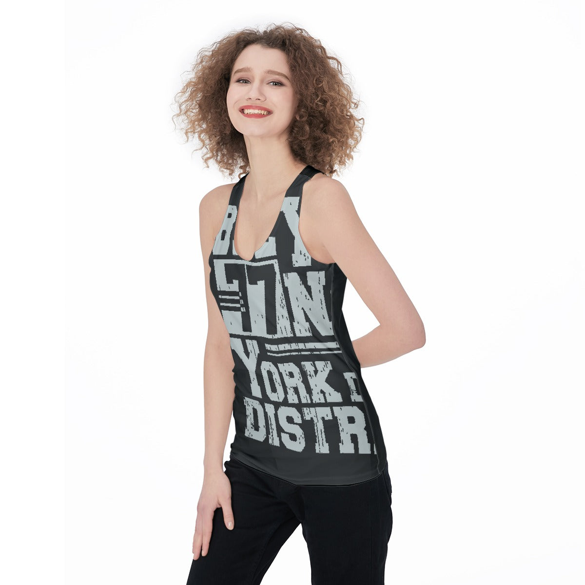 All-Over Print Women's Racerback Tank Top