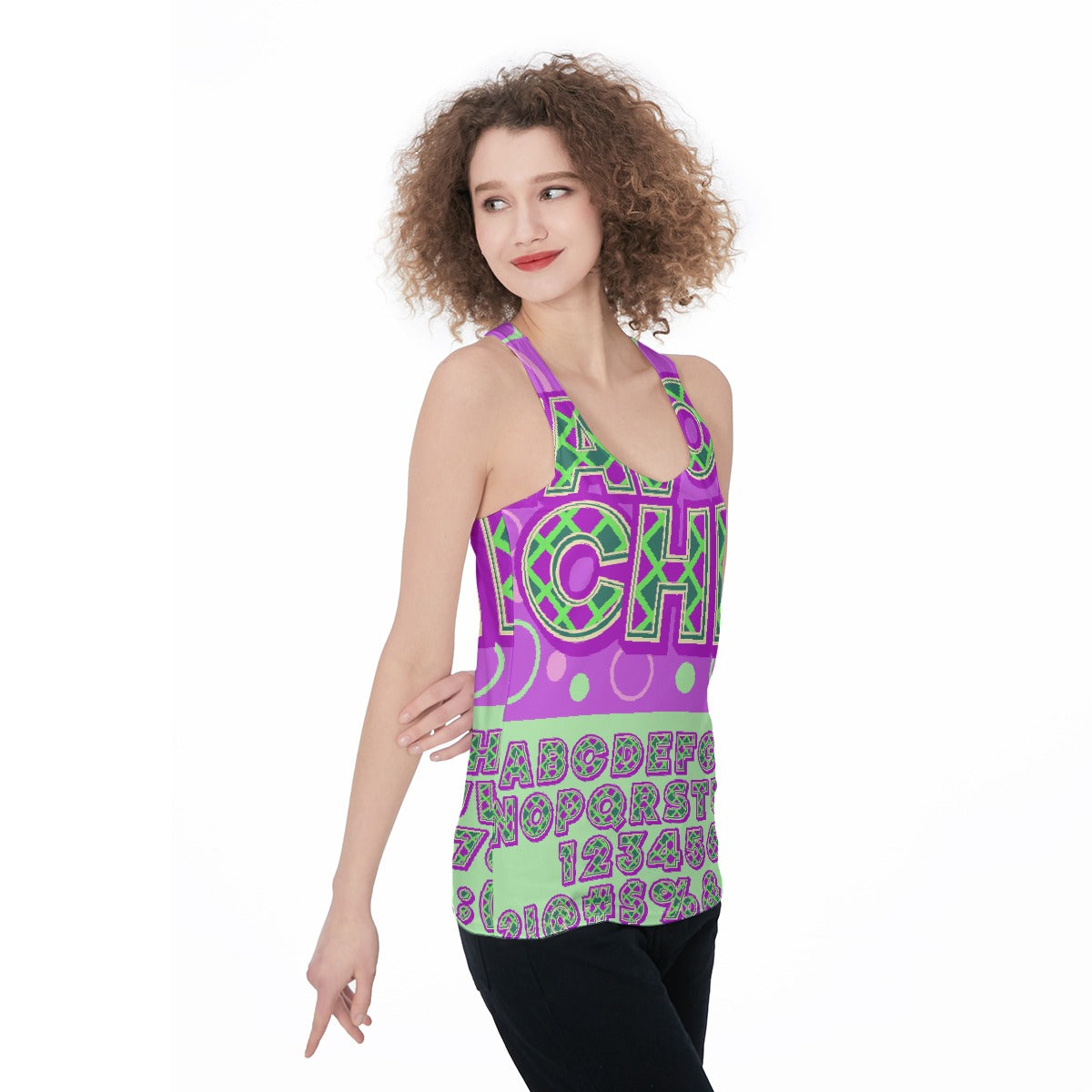 All-Over Print Women's Racerback Tank Top