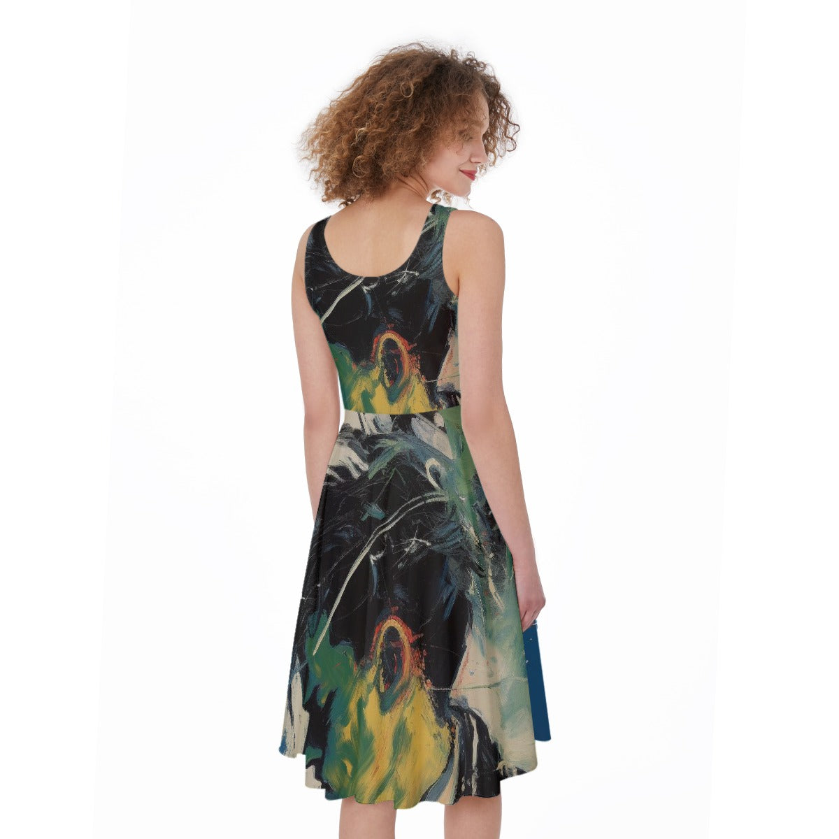 All-Over Print Women's Sleeveless Dress