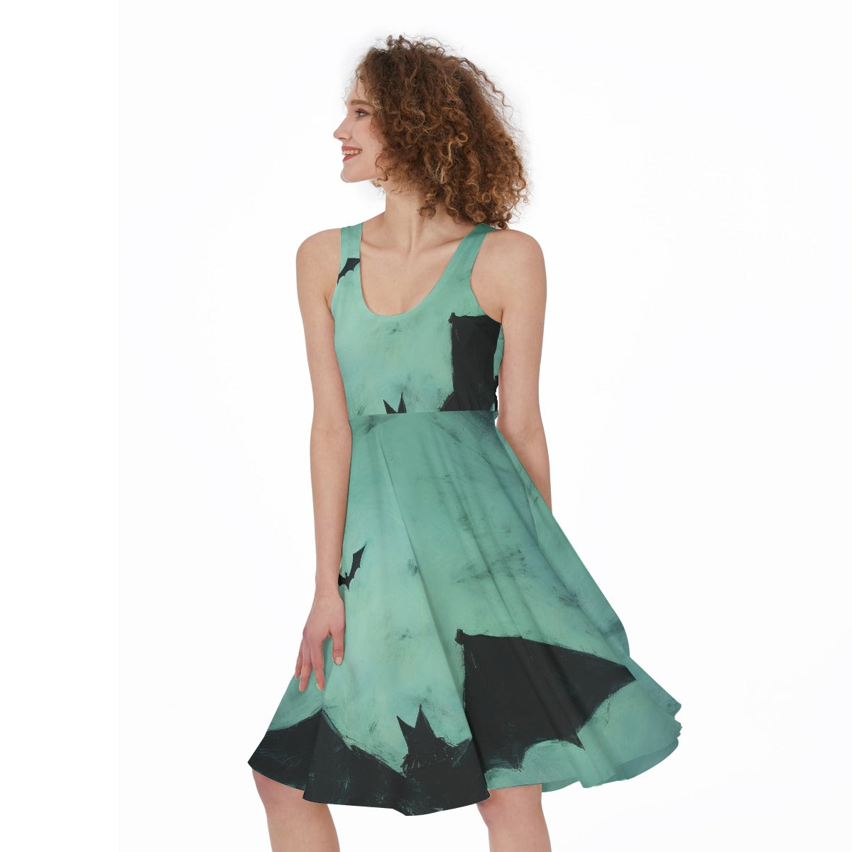 All-Over Print Women's Sleeveless Dress