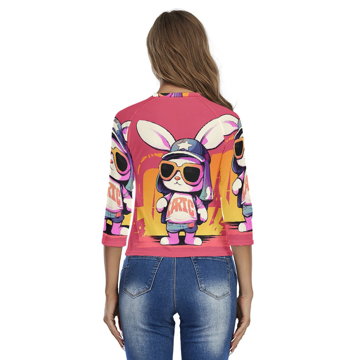 All-Over Print Women's Raglan Sleeves T-shirts