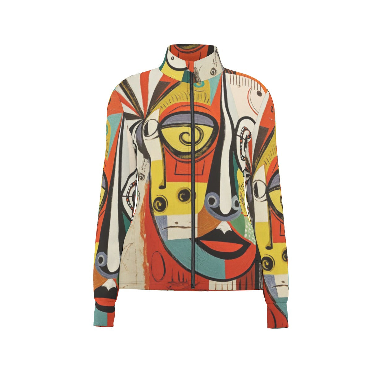 All-Over Print Women's Long Sleeve Thumbhole Jacket
