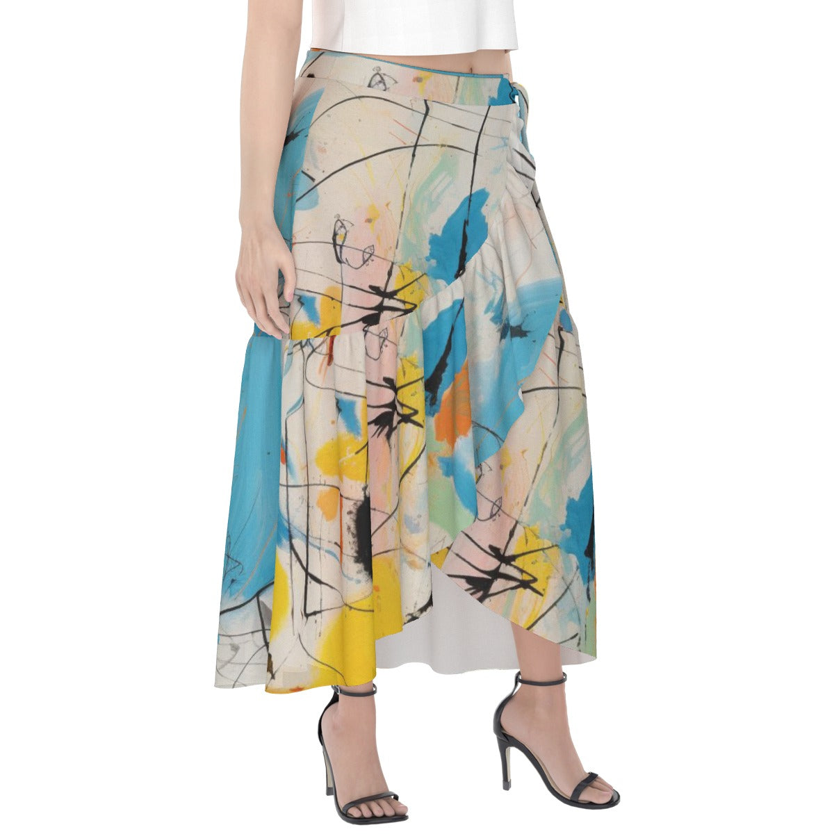All-Over Print Women's Wrap Skirt